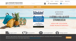 Desktop Screenshot of pongor-uzleti-konyvek.hu